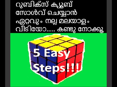 rubix cube solve pdf in malayalam